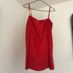 Reformation slip mini dress